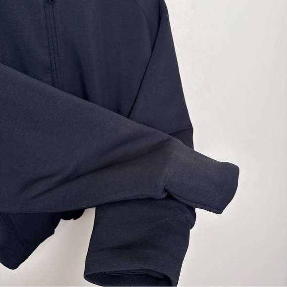 Leze The Label Womens Medium Weighted Harlow Cropped Basic Jacket In Black - Picture 9 of 14